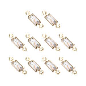 5145 30pcs Zirconia Charm, 5mm Mini Crystal Bracelet Charm Zircon